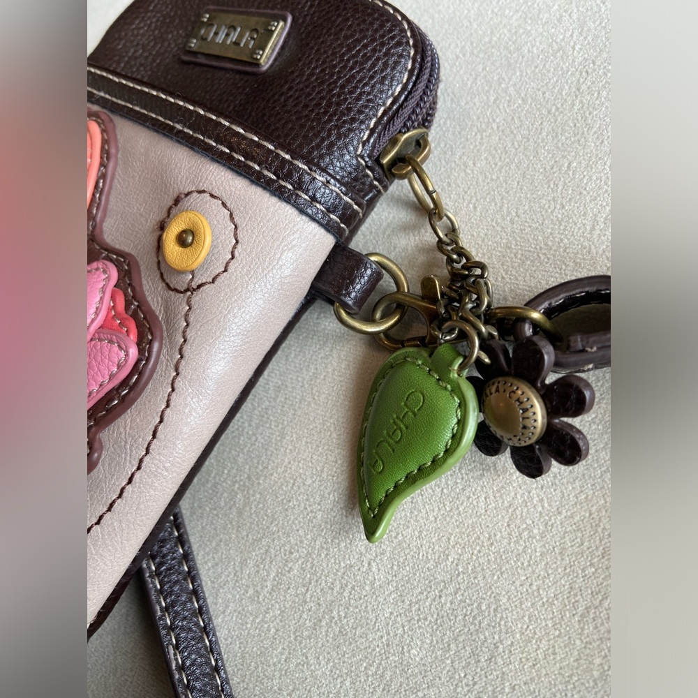 Chala tulips flowers phone cellphone purse vegan boho shorter strap - Picture 15 of 16